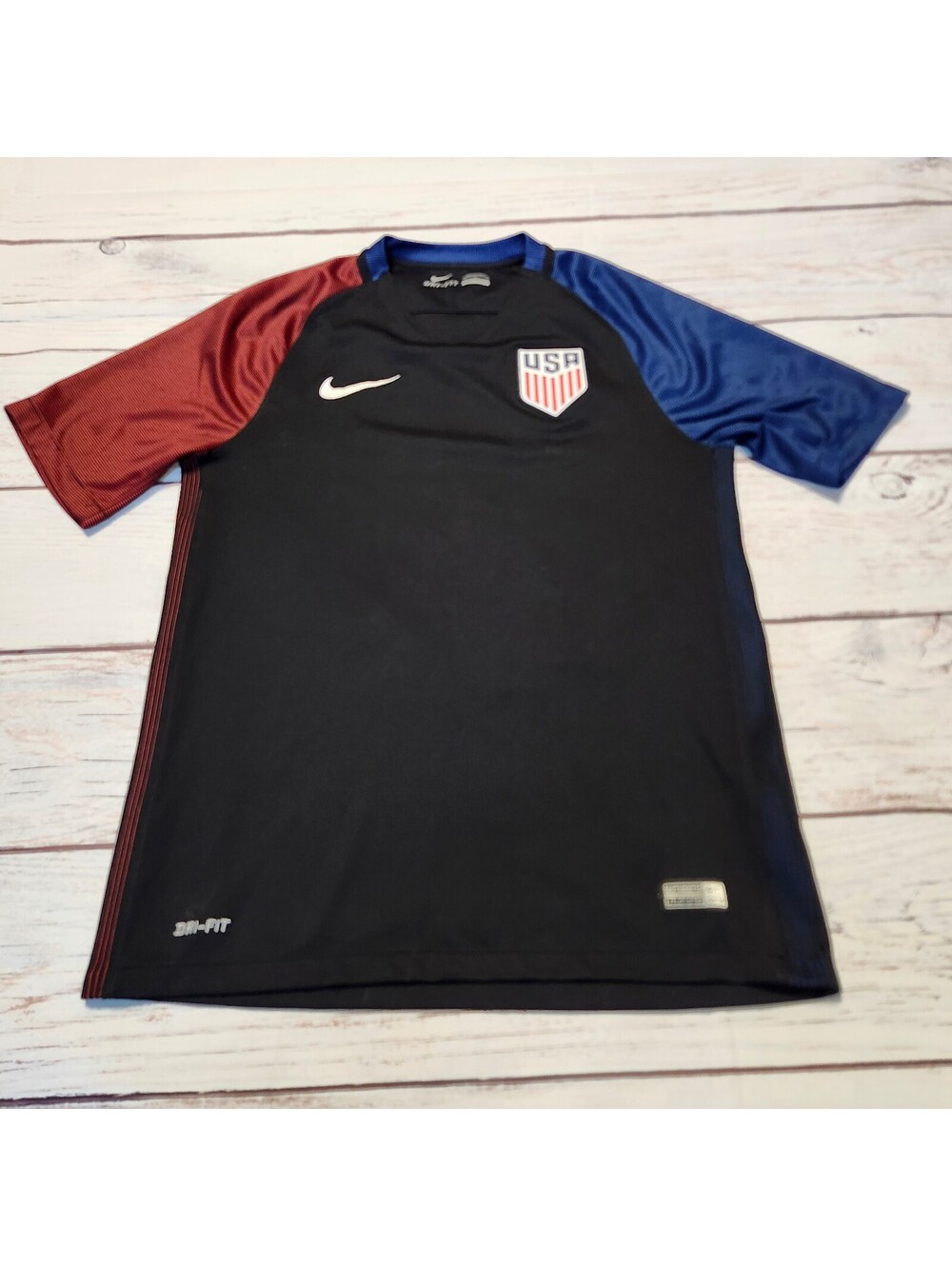 Nike USA Away Jersey 2016 Soccer Dri-Fit Athletic T-Shirt Size Medium